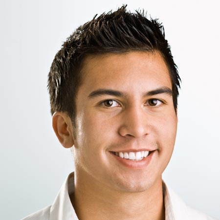 mens spiked hair