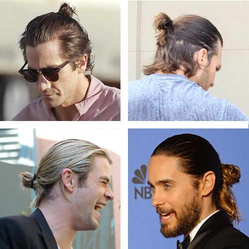 Celebrity Man Buns  The Man Bun: A brief history