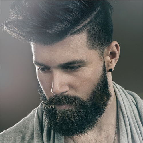 modelvoor1dag hipster beard with undercut 10 Beards of Instagram