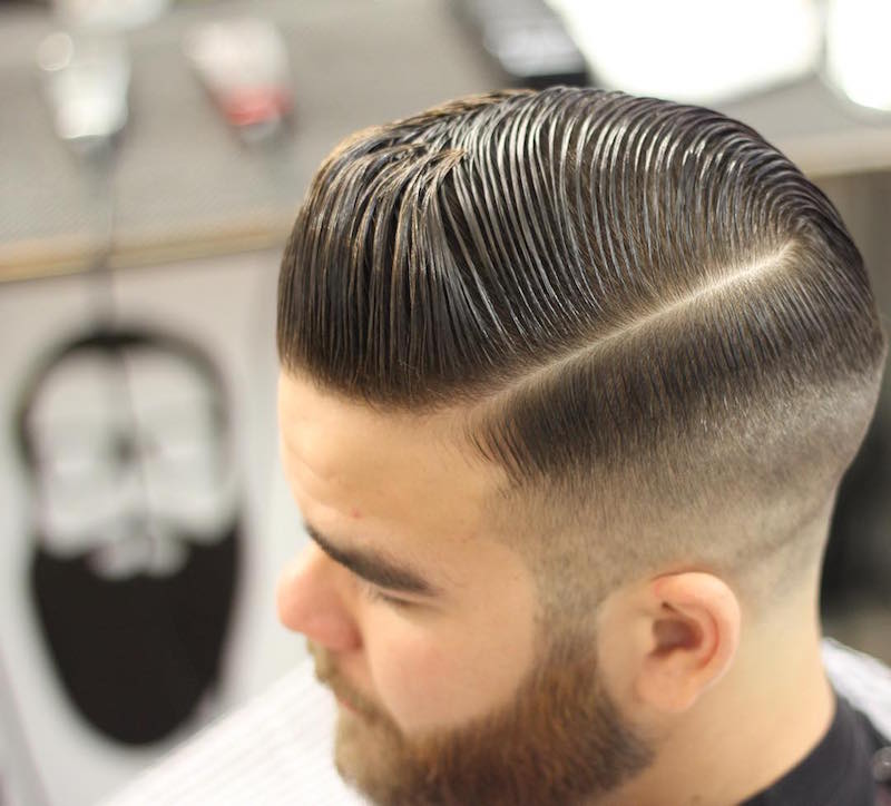 barberjustin_medium slicked pomp high fade