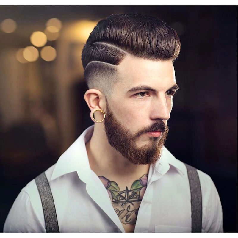 braidbarbers_high lo fade medium pompadour