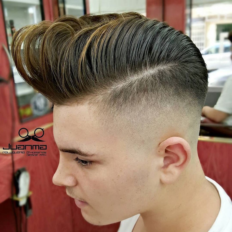 juanmapeluka_high fade long pomp quiff