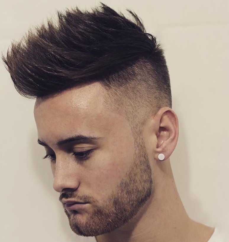 kieronthebarber_high fade texturized pomp quiff