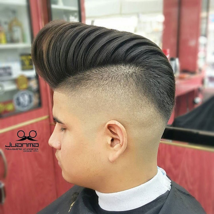 juanmapeluka_and high fade big pompadour