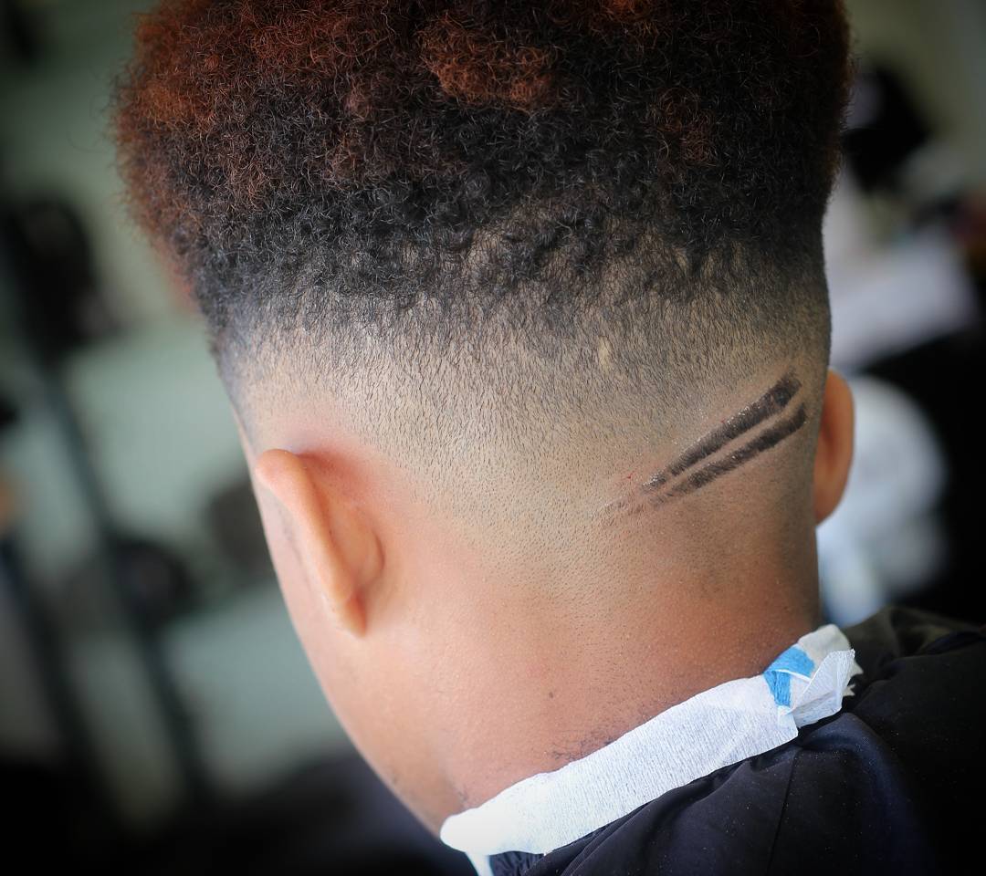 X-ray fade hair design