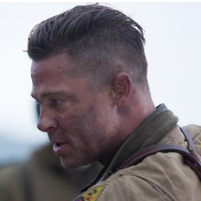 undercut hairstyle brad pitt