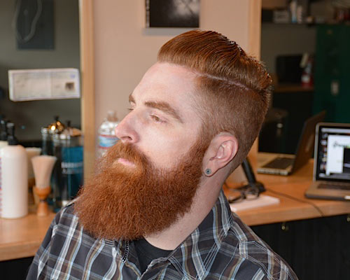 Barber-Brian-Burt-Slick-Hair-with-Beard-