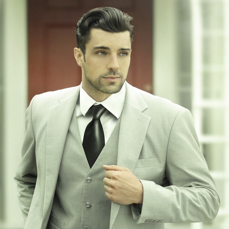 Clic Men S Hairstyle Back Clic Mens Hairstyles S Back