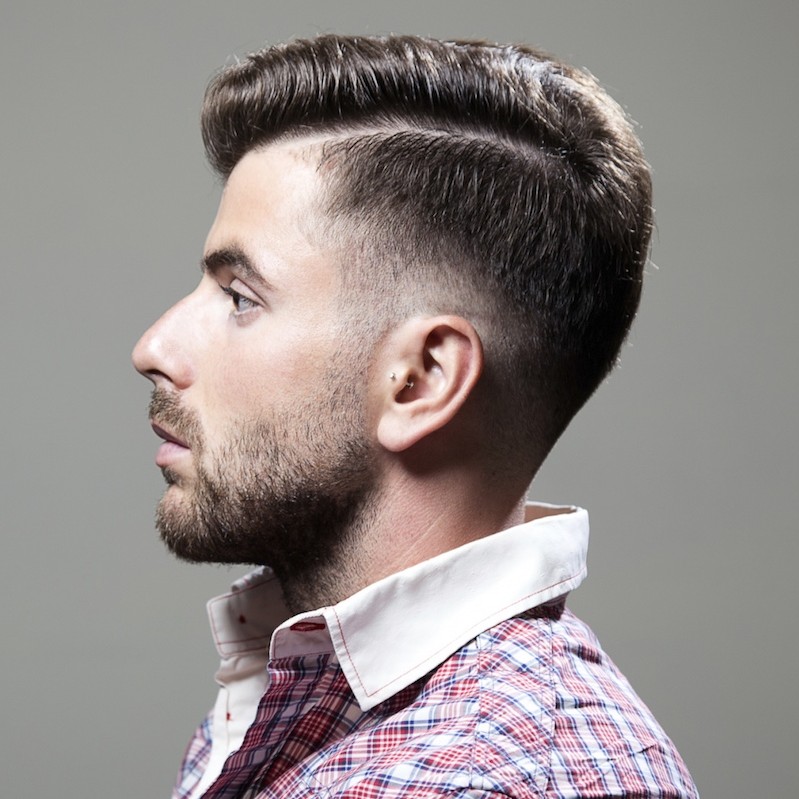 Mens Haircut Shaved Sides