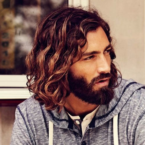 How to Grow Long Curly Hair for Men