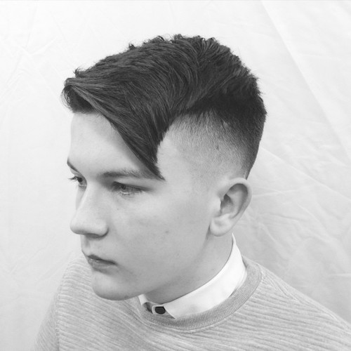 hayden_cassidy_AND_Angled Haircut With Textures On Top Raw Blade Fade