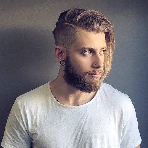 Mens Long Hair With an Undercut