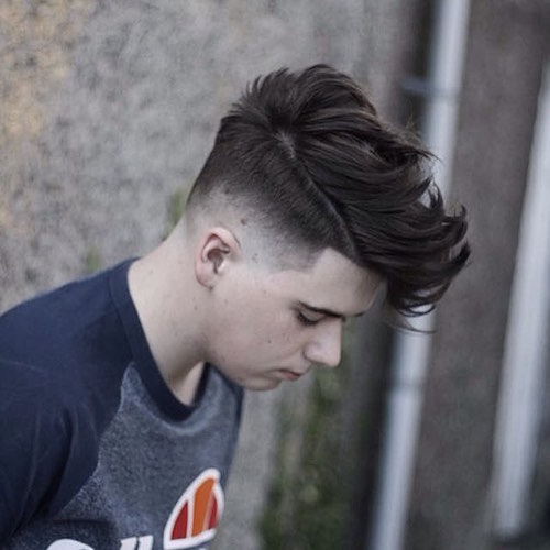 conortaaffehair_natural messy hair fade quiff