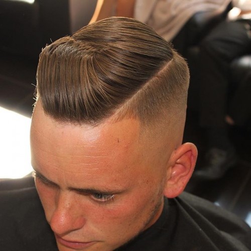 joshdiamondgeezers slick combed pompadour