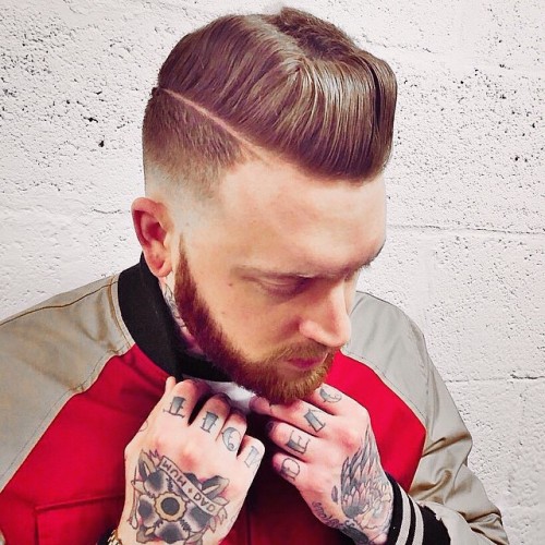 nicholas_the_greek modern slick combed pompadour