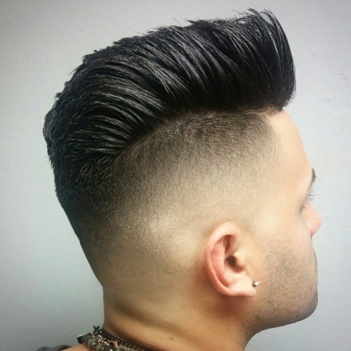 sky_salon high fade disconnected pompadour