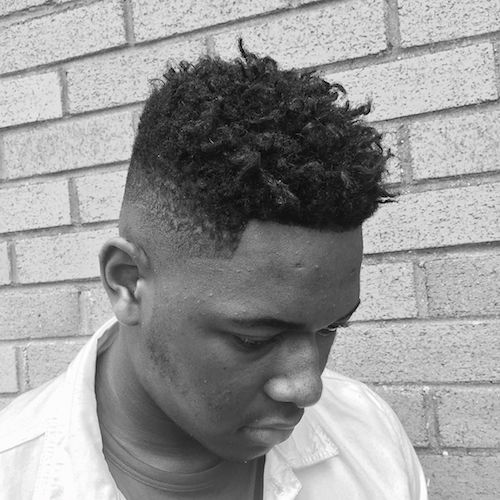 jaysfades_bald fade and natural hair on top