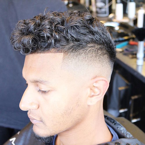 joshlamonaca_high fade and natural curls