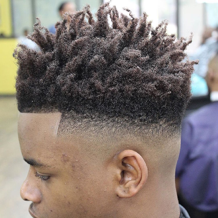 captain_smash_and skin fade and textured curls