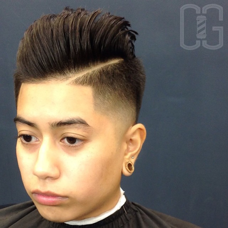 chadius_maximus_ hard part medium hair bald fade