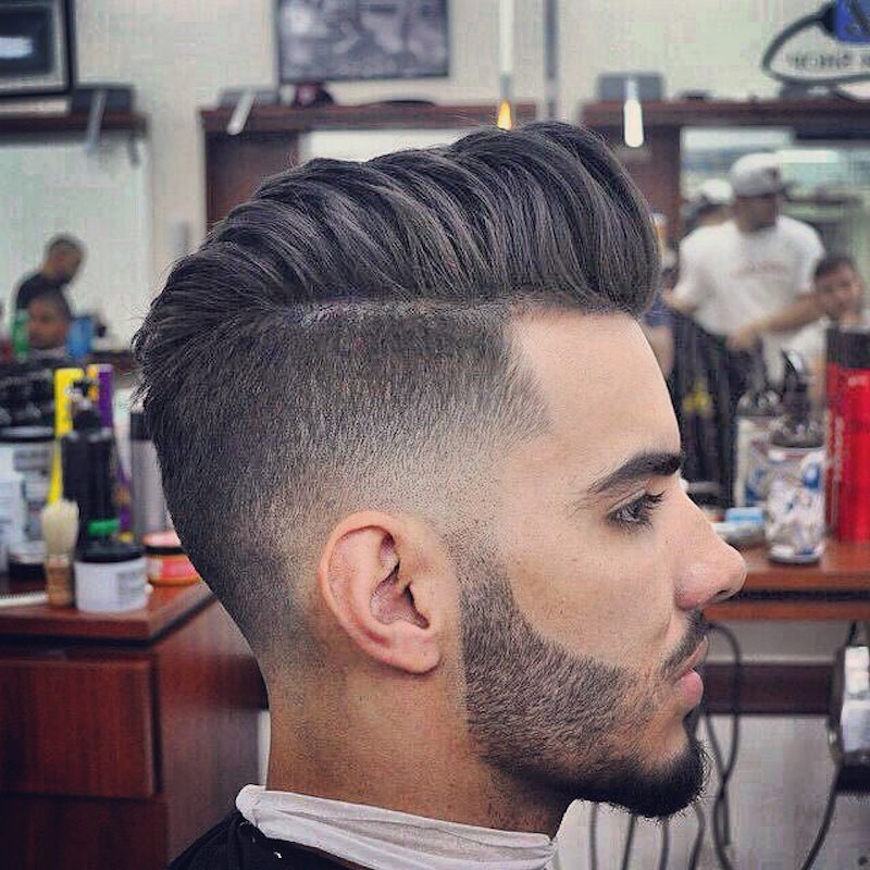 hanzdefuko_high fade loose pompadour