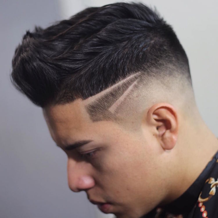 ceejayfadez_double hard part skin fade men's hairstyle