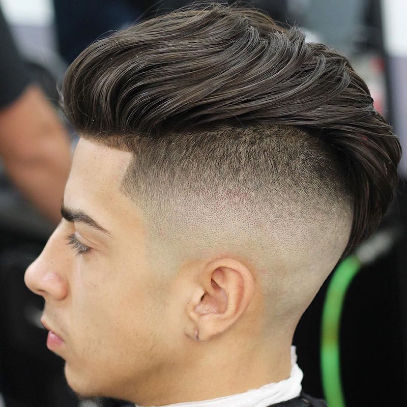 undercut hairstyle for silky hair