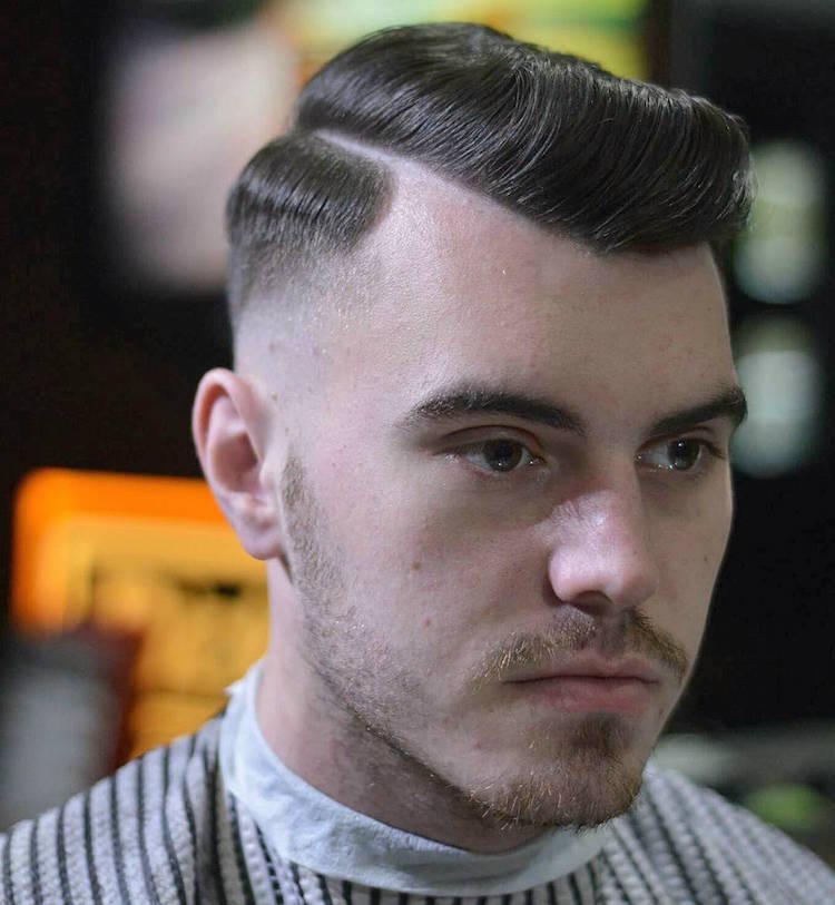 hardgrind_aberdeen_and skin fade hard part classic mens haircut