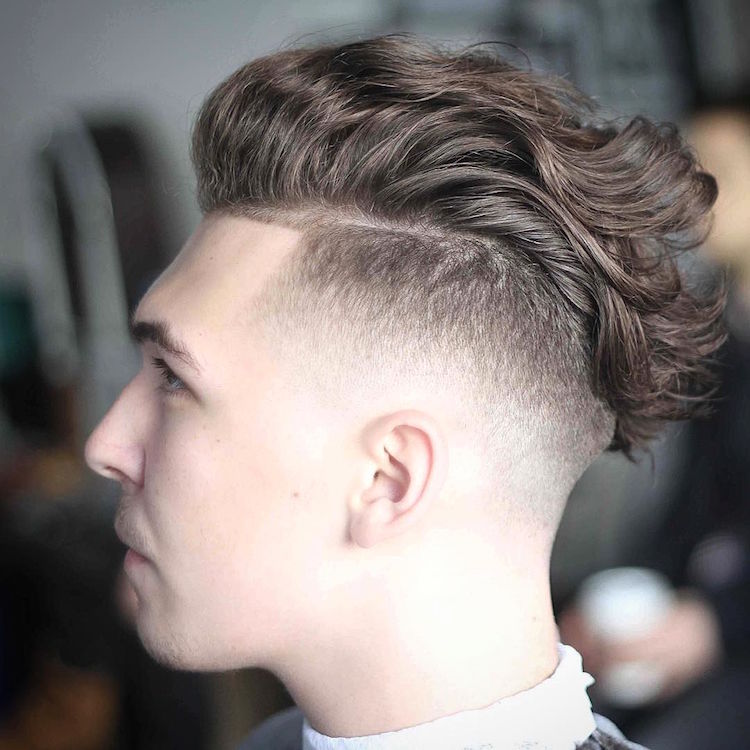 hudsonshair_and long wavy hair skin fade