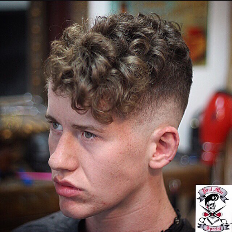 paulmacspecial_and natural curls and skin fade