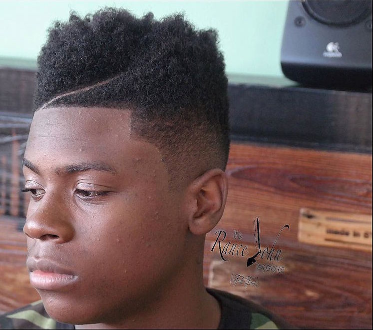 rancejohn_and high fade shaped hair angle hard part