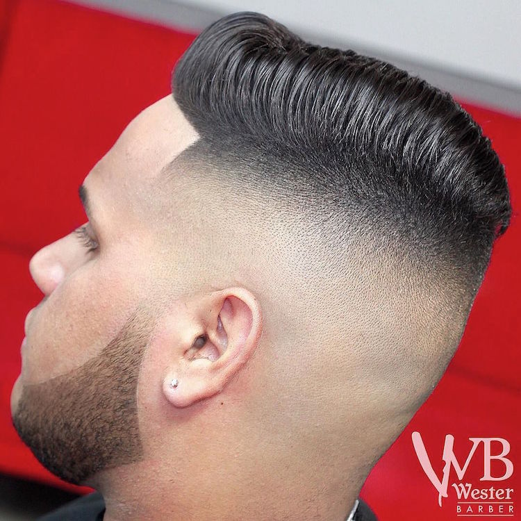 wester_barber classic combover skin fade