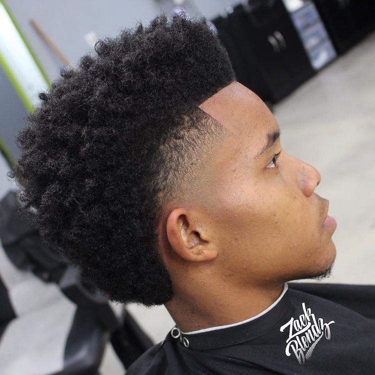 zackblendz_and temple fade long natural hair on top