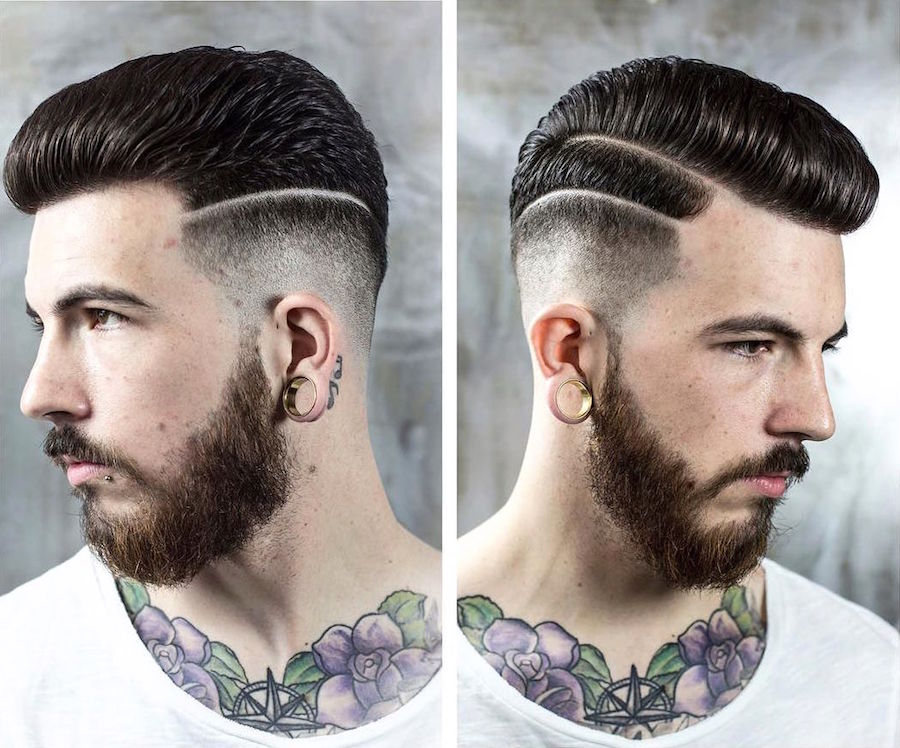 braidbarbers_and cool hi lo fade with fine double hard parts