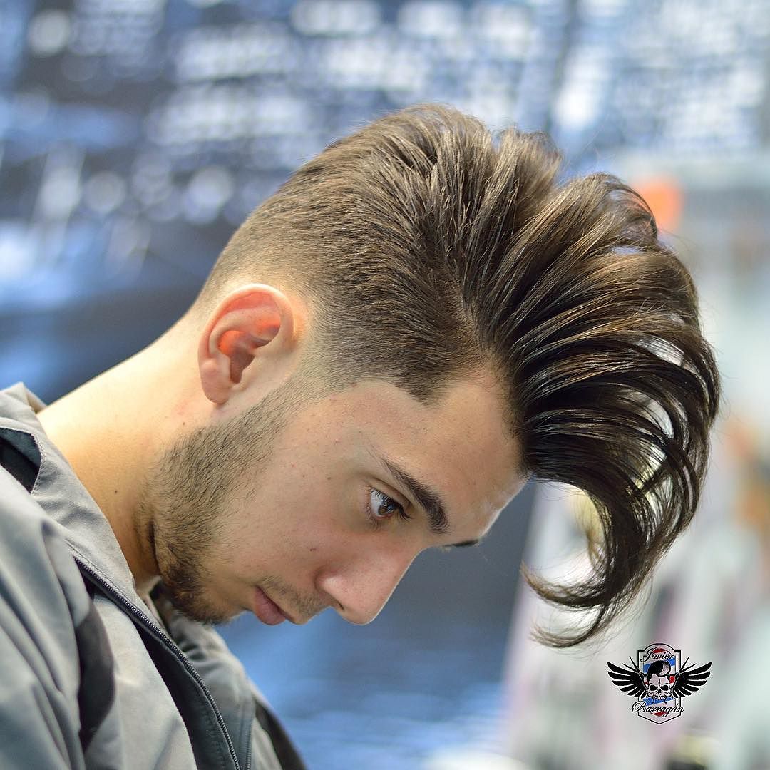 huge pompadour classic men's hairstyle