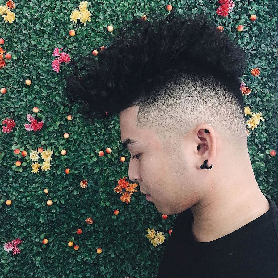 prephair_and tight curls and tight fade