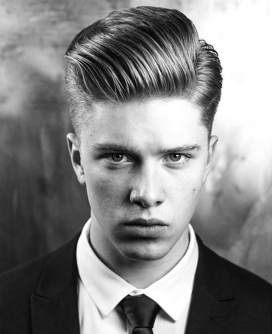 r.braid_and_classic cut slicked back with comb work