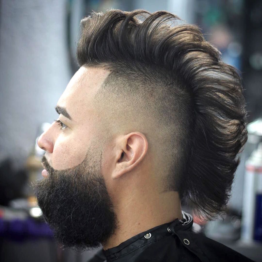 Undercut Mohawk Men