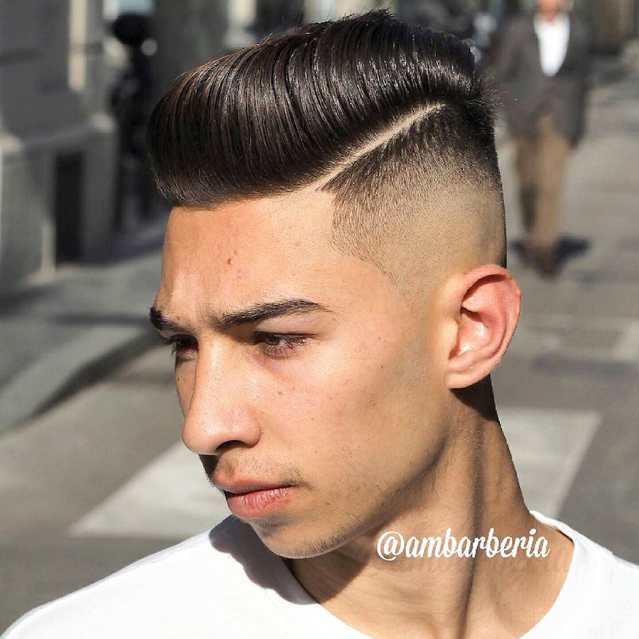 ambarberia_and big hair hairstyle high skin fade