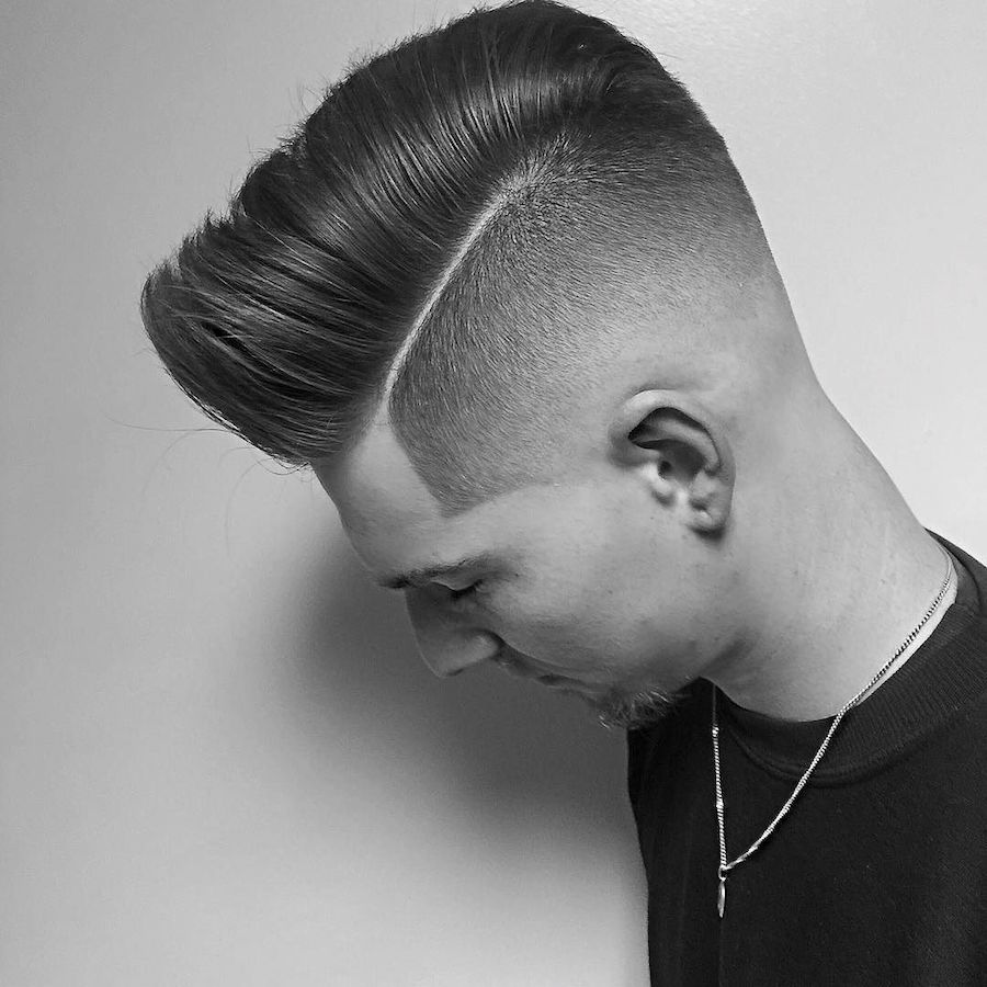 mikeyyyyyyy__and super clean fade combover pompadour