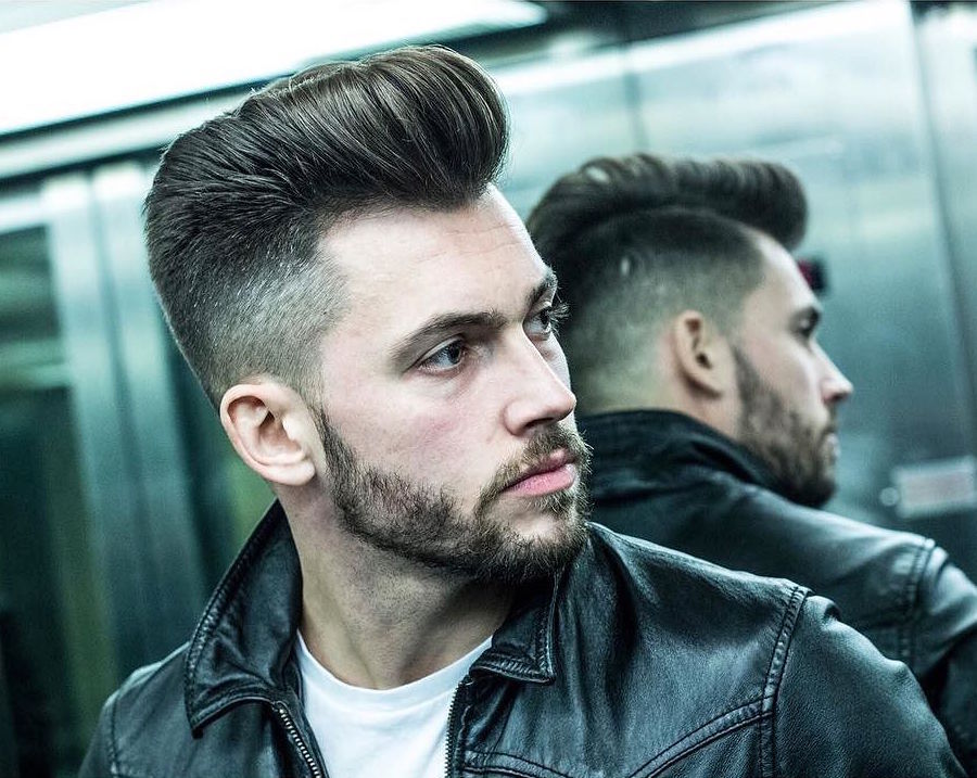 r.braid_and high fade and medium hair blown dry