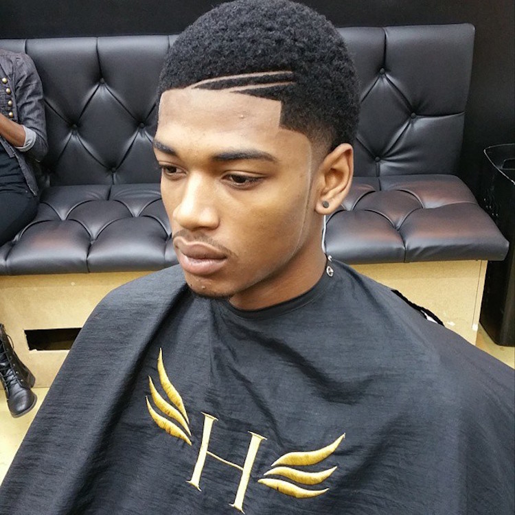 hawkthebarberprodigy_parte dura doble peinado para hombres negros