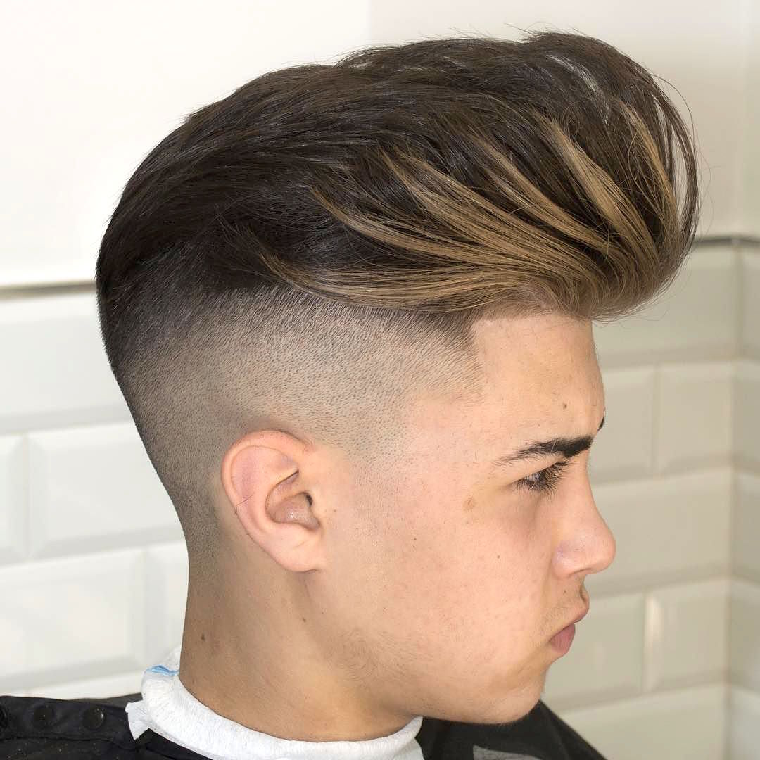 javi_thebarber__and long fringe pompadour high fade