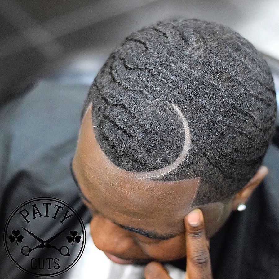 patty_cuts_and waves and curved hard part mens hair