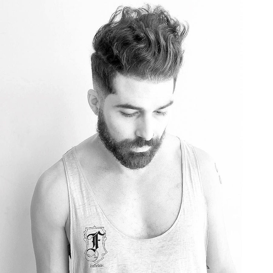 fernthebarber_and long wavy textures on top and short sides