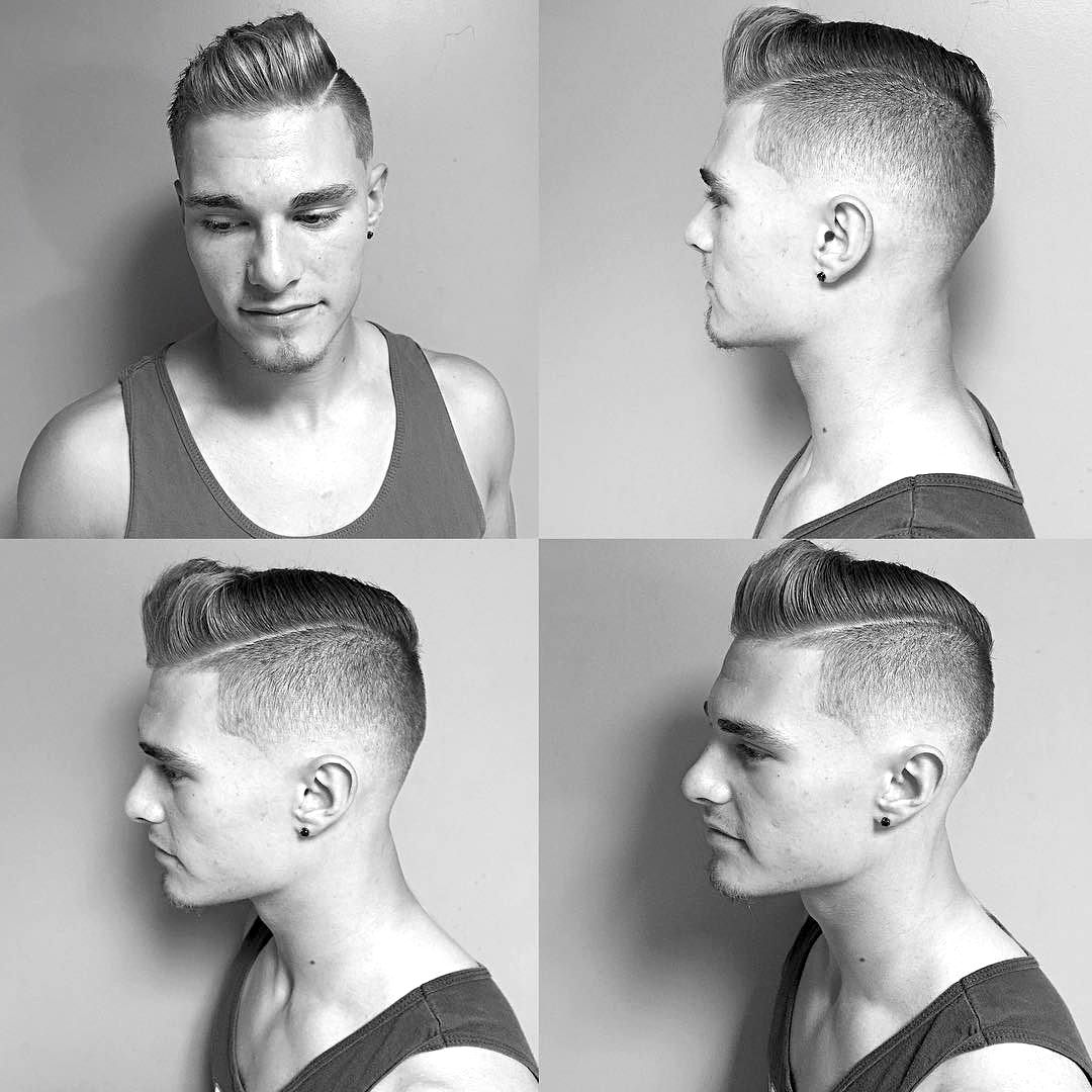 Side part haircut