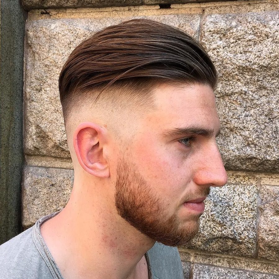 Fade Disconnected Undercut Fringe