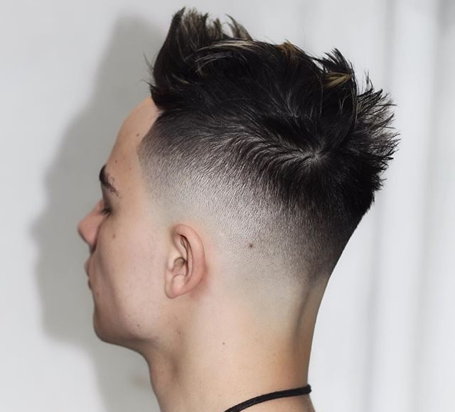 ryancullenhair Spiky TExture Skin Fade