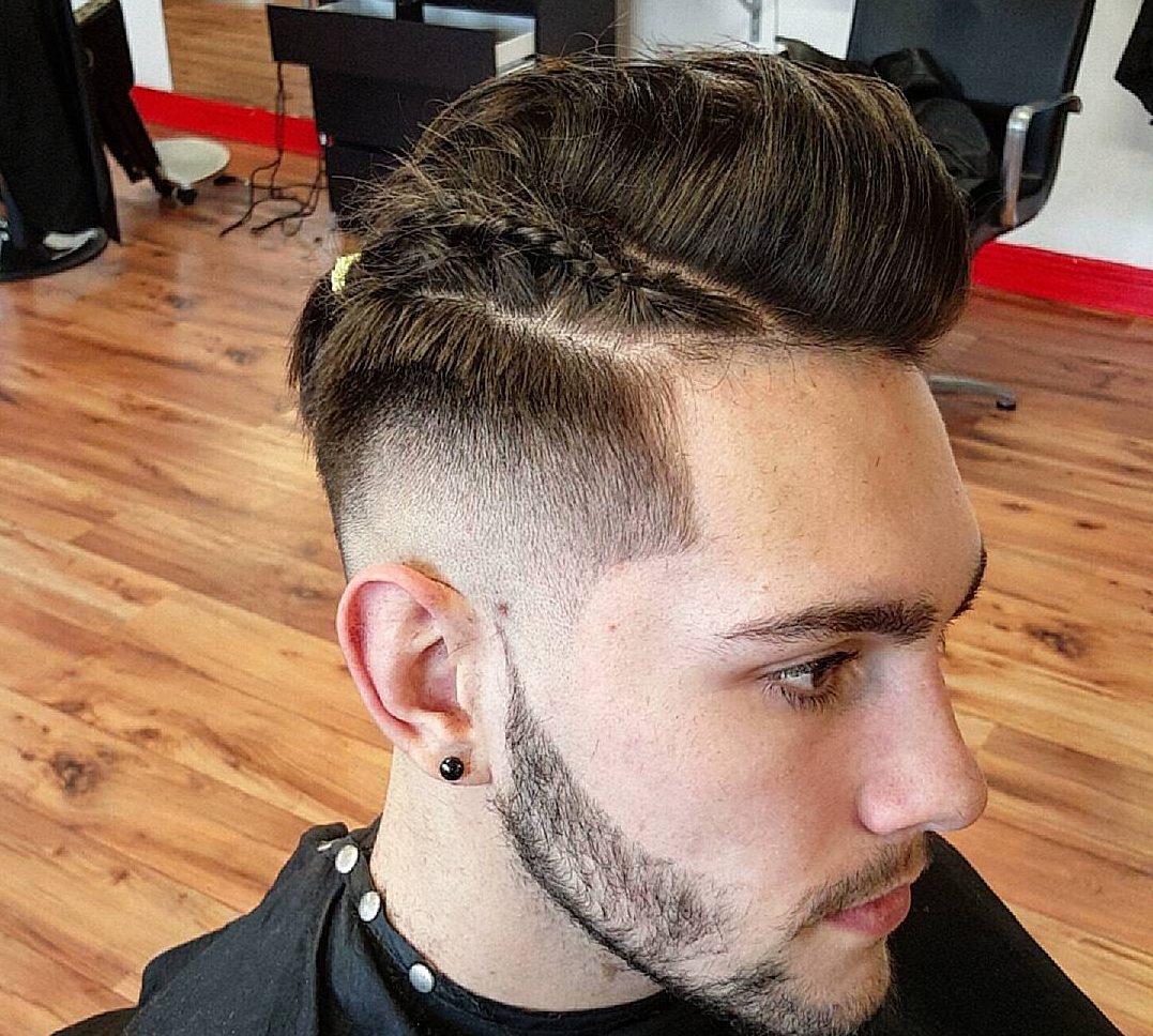 notoriousbarbers-man-braid-with-messy-pomp