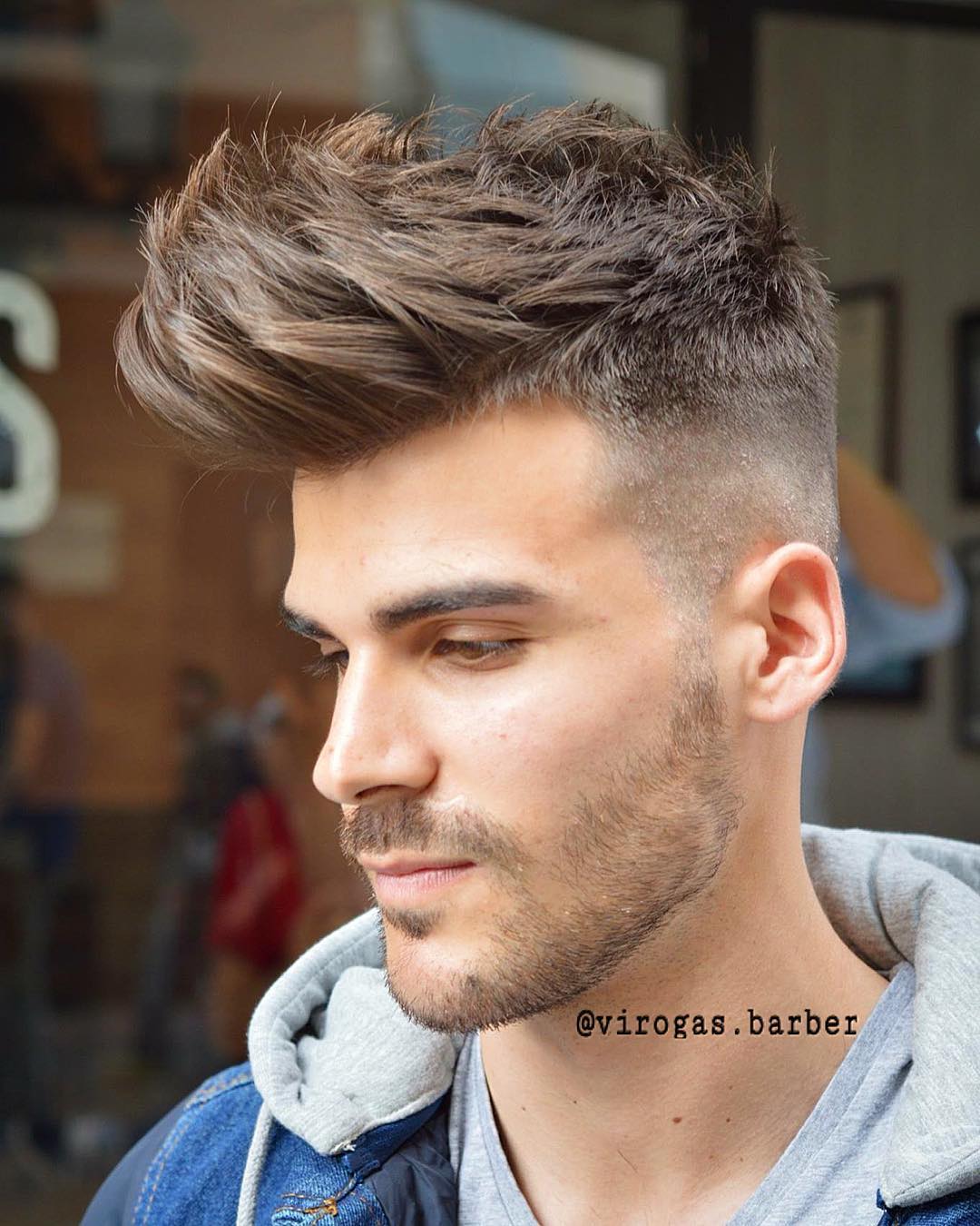 undercut hairstyle spikes